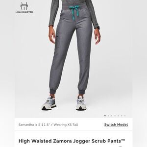 Figs Scrub Pant High Waisted Zamora Jogger Size Small